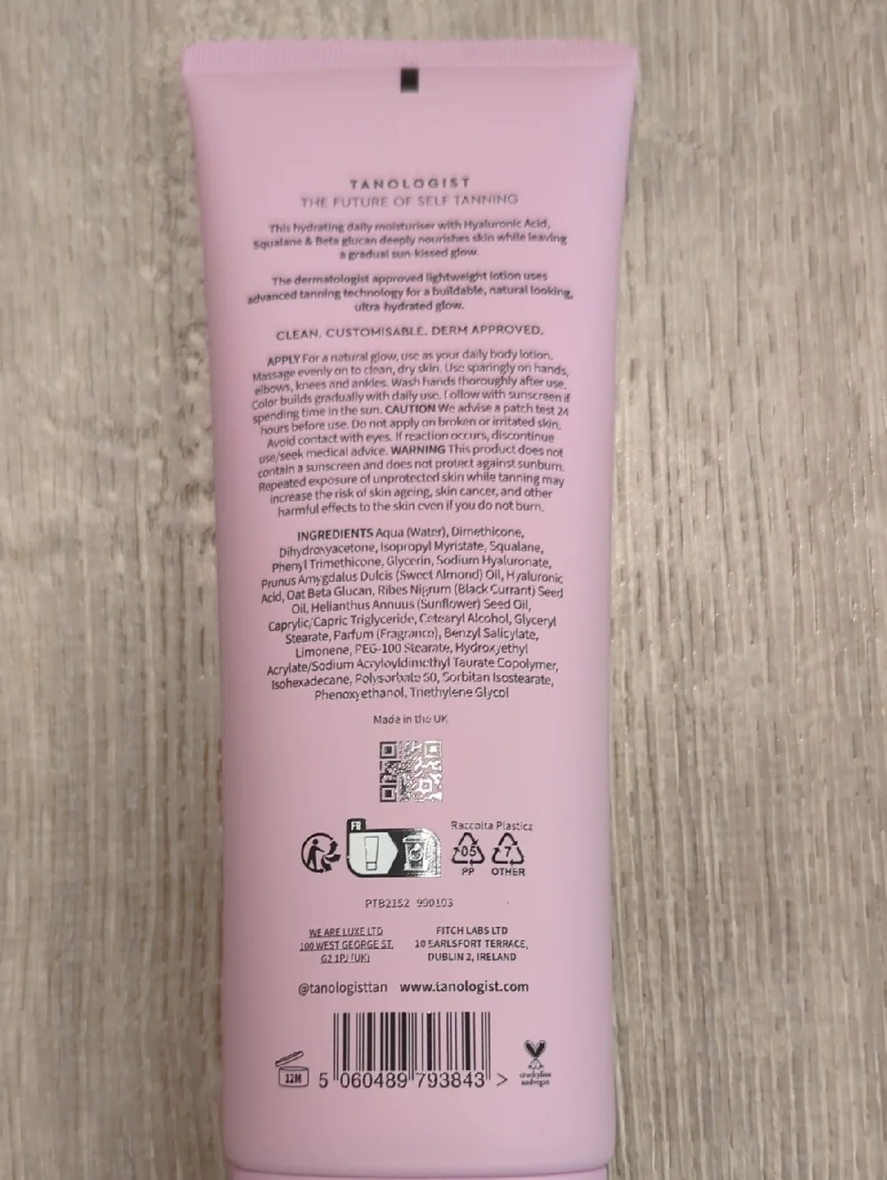 Tanologist Daily Glow Hydrating Gradual Tan Lotion - Medium Dark NEW
